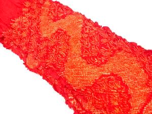 正絹　絞り　帯揚げ